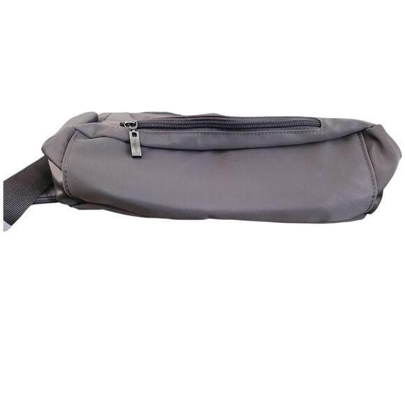 BAGGALLINI West Village Hobo Messenger Crossbody Purse Bag Gray New With Tags!